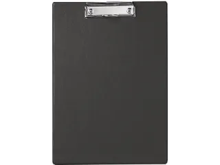 Klemplaat PP A4 Zwart
