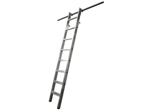 Stellingladder Aluminium 4Haken 8Treden Boom L 2.20M