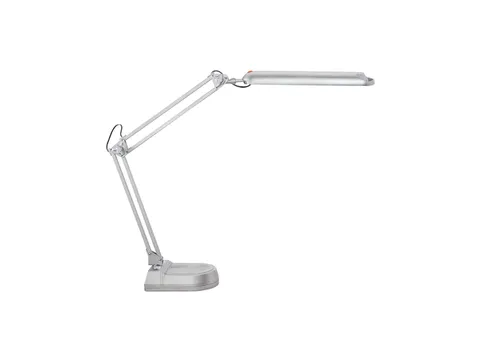 Bureaulamp LED MAULatlantic Zilver met tafelklem