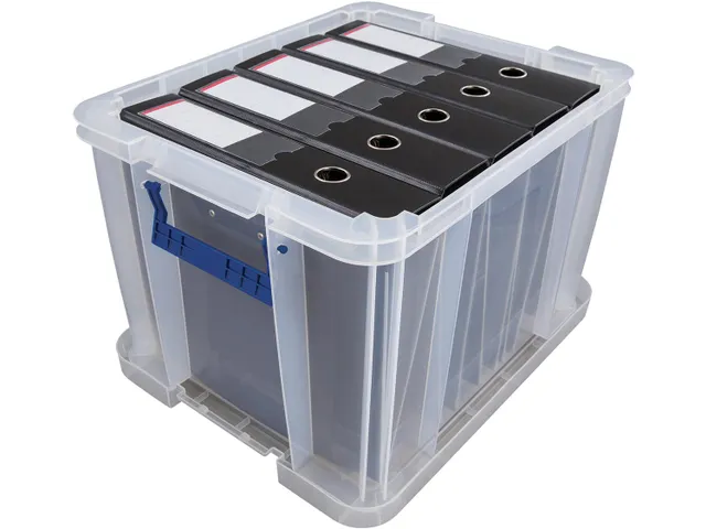 Opbergdoos Transparant 36 Liter 3 Stuks