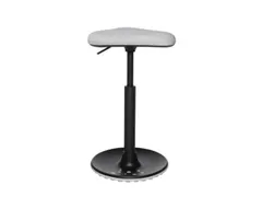 Zit-/stahulp Beweeglijk Zitmechanisme Triangelzitting Grijs Stof