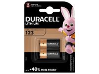 Batterij Duracell Ultra 2x 123 Lithium Photo