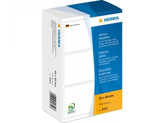 Herma 4311 Adresetiketten voor Schrijfmachines Leporello 95x48mm - 1