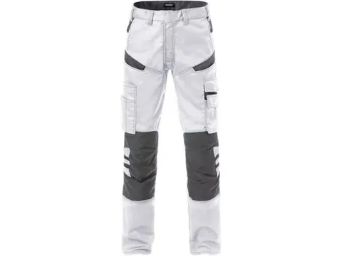 Fristads 2555 STFP werkbroek voor P/COT, wit/grijs, maat C62, per stuk