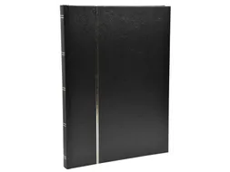 Postzegelalbum Exacompta 22.5x30.5cm 48 zwarte pagina's zwart