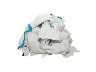 CMT Poetsdoeken WTR, wit tricot met gekleurd randje 10 kg - 1