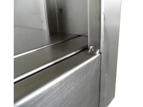 schuifdeurkast,HxBxD 1000x1000x400mm,RAL7035,front RAL5010
