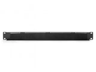 1U kabelborstelstrip open voor 483 mm (19 inch) kasten Zwart - 5