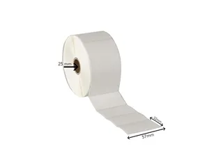 Zebra Compatible Etiket 57x32mm Wit 25mm Kern - 2