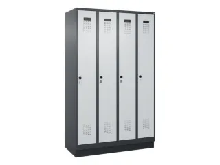 locker voor scheiding van kleding,HxBxD 1950x1200x500mm,4vak - 2