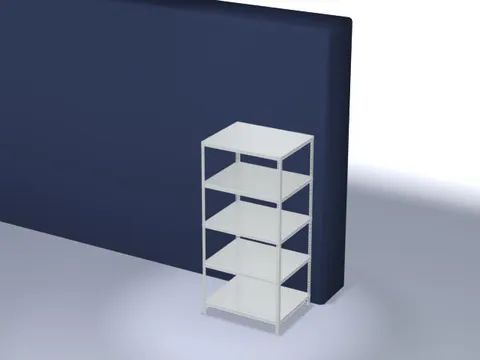 magazijnstelling,grondveld,HxBxD 2000x1000x800mm,vaklast 350kg