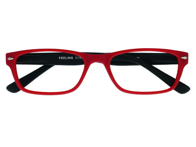 Leesbril I Need You +1.00 dpt Feeling rood-zwart