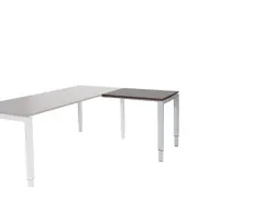 Domino Aanbouw Hoogte Verstelbaar 800x600mm Logan Eiken 25mm Alu