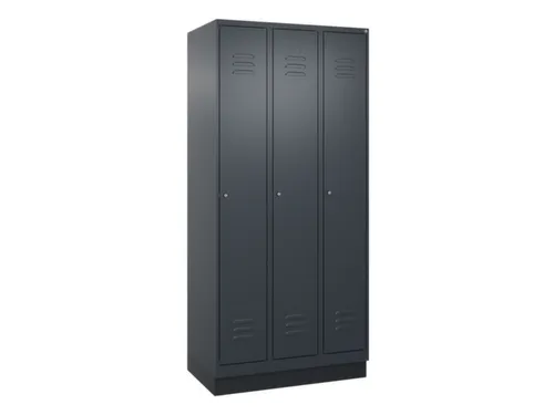 locker voor scheiding van kleding,HxBxD 1950x900x500mm,3vak