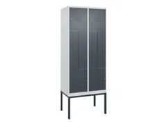 armoire vestiaire Z HxlxP 2120x800x500mm larg. compart. 200/400mm