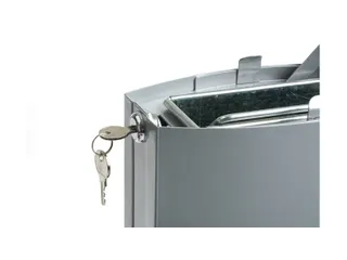 Rubbermaid peukenzuil Metropolitan 43x109 cm zwart - 7