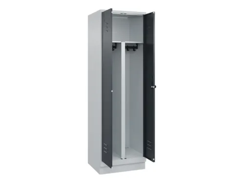 PBM-locker,HxBxD 1950x600x500mm,2vak,vak B 300mm,draaigrendel