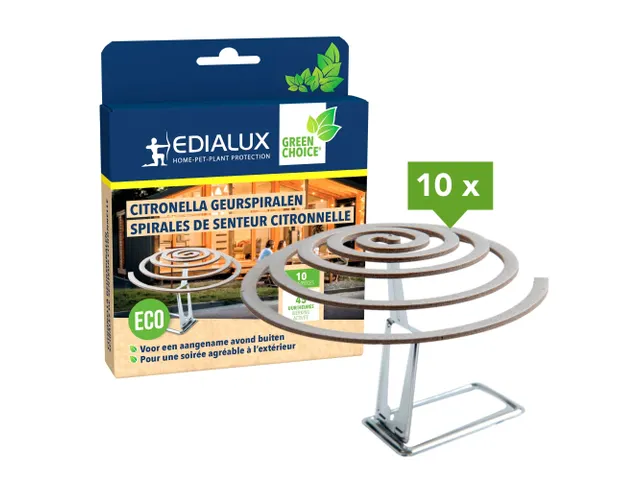 Citronella Geurspiralen,10 Stuks