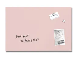 Glas Magneetbord Sigel Artverum mat rosé 60x40cm