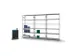 rayonnage modulaire,rayonnage départ,HxlxP 2500x1360x435mm