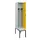 locker met bank,voor scheiding van kleding,HxBxD 2120x400x815mm,1vak