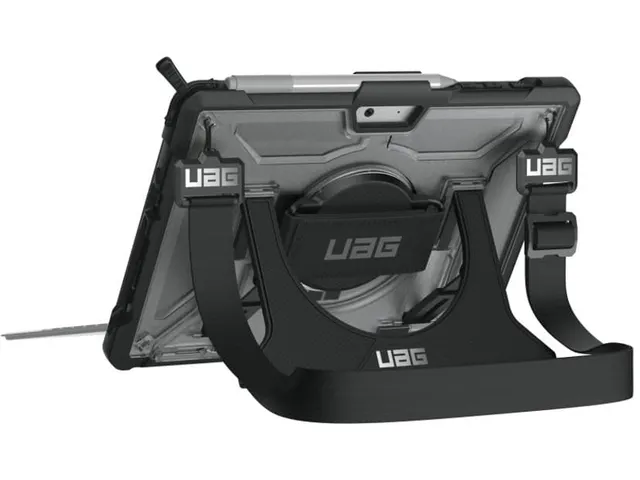 Urban Armor Gear UAG Plasma Case + Shoulder Strap Zilver Zwart