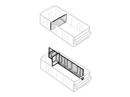 Diepteverdelers Voor Magazijnunit Hxb Sortering