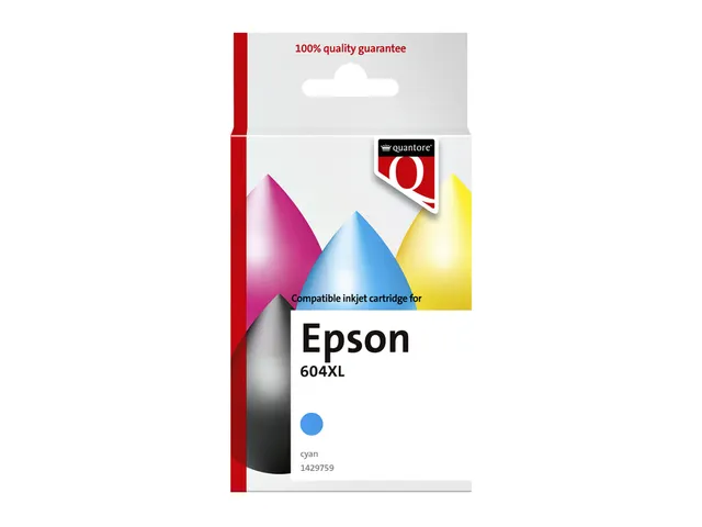 Inktcartridge Quantore alternatief tbv Epson 604XL T10H24 blauw