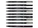 Fineliner Uni-ball Pin zwart 0.3mm