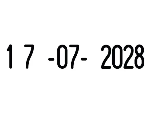 Datumstempel Trodat Printy 4810 cijfers