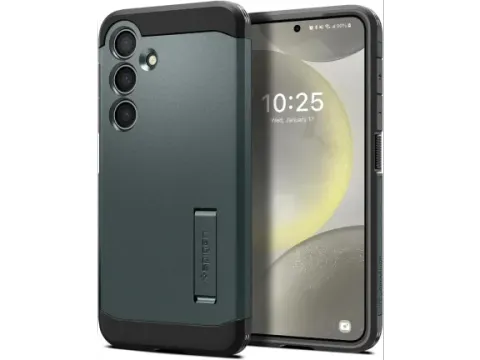 Spigen Tough Armor Samsung Galaxy S24 Hoesje Back Cover Groen