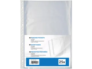 Geperforeerde showtas A4 23-gaatsperforatie 0.08mm pak van 25 stuks - 1