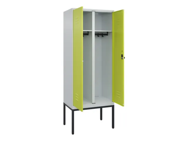 locker voor scheiding van kleding,HxBxD 2120x800x500mm,2vak