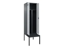 PBM-locker met bank,HxBxD 2120x600x815mm,2vak,vak B 300mm