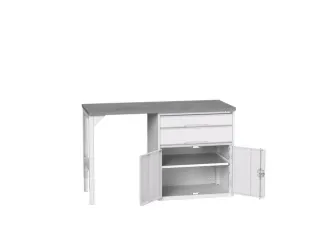 werkbank,HxBxD 930x1500x600mm,linoleumblad,2voeten/1container - 1