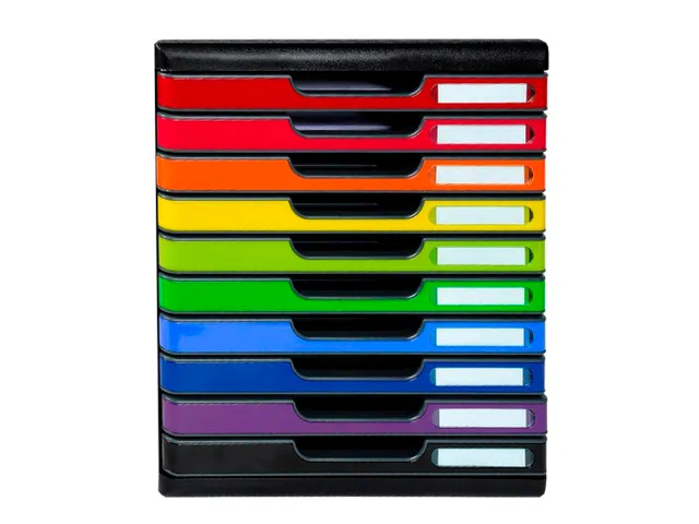 Ladenblok Modulo 10 laden Gesloten Zwart/harlekijn A4+