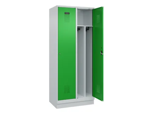 locker voor scheiding van kleding,HxBxD 1950x800x500mm,2vak