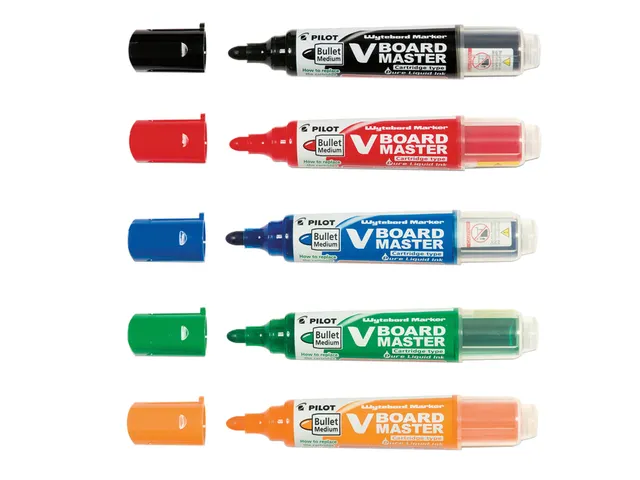 Whiteboardmarker Pilot V-Board Master Begreen Rond Medium Punt Zwart