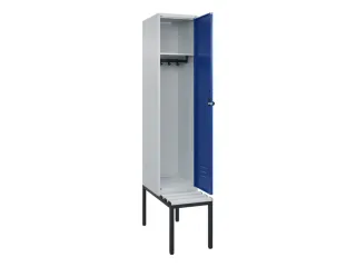 locker met bank,HxBxD 2120x400x815mm,1vak,vak B 400mm,draaigrendel - 2