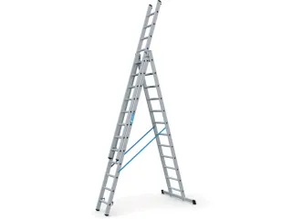 multifunctionele telescoopladder,3x12,sporten,balk L 3,54-8,3m - 2
