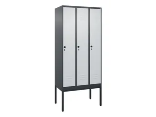 locker voor scheiding van kleding,HxBxD 2120x900x500mm,3vak - 1