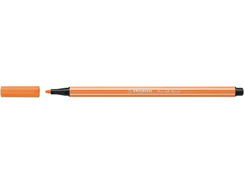 Viltstift STABILO Pen 68/054 medium neon oranje