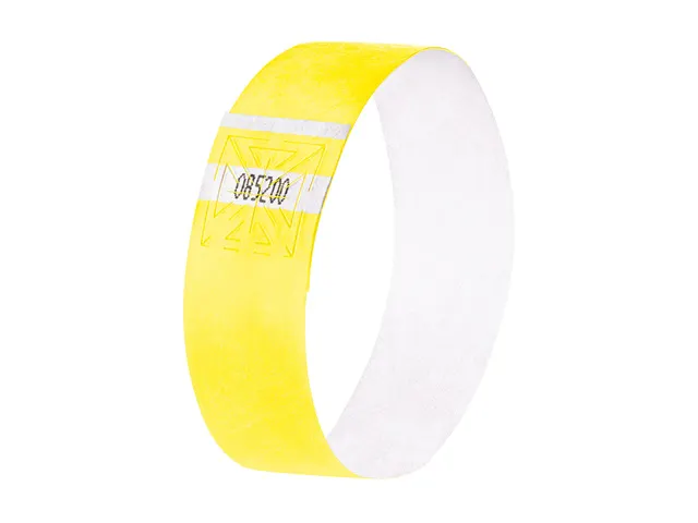 Bracelets d'identification Sigel super soft 255x25mm 120 pcs jaune flu
