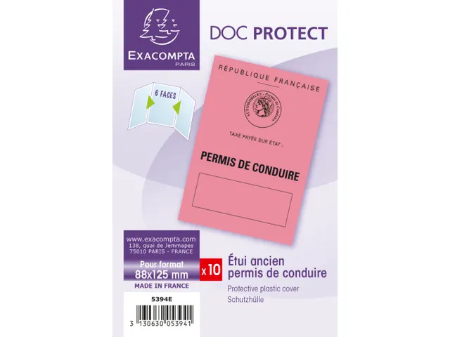 Beschermetui PVC 3 Kleppen 88x125mm