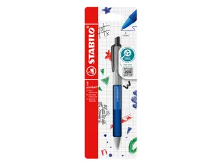 Balpen STABILO pointball colorful medium blauw blister à 1 stuk - 6