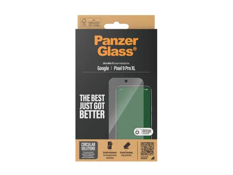 PanzerGlass Screen Protector Google Pixel 9 Pro XL | Ultra-Wide Fit