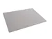 Sous-main bords arrondis PP avec rabat transparent 530x400mm gris