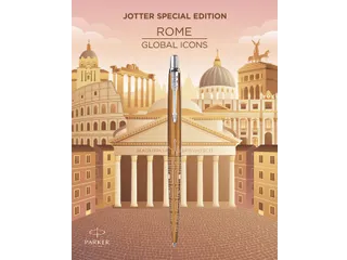 Balpen Parker Jotter special edition Rome bronze CT medium - 7