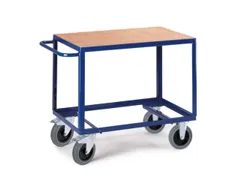 tafelwagen,draagverm. 500kg,1etage(s),laadvl. LxB 850x500mm,houtetage