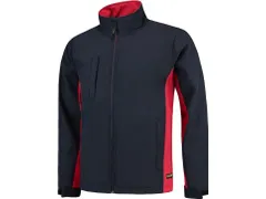 Softshell Tricorp 402002 TJ2000 Bicolor, bleu marine/rouge, taille XL,